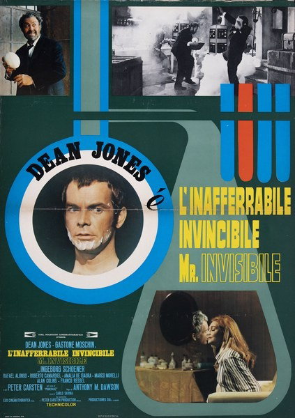Poster 3 for the film L'inafferrabile, invincibile Mr. Invisibile (1970)