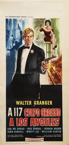 A 117 colpo grosso a Los Angeles - Lobby Card 1