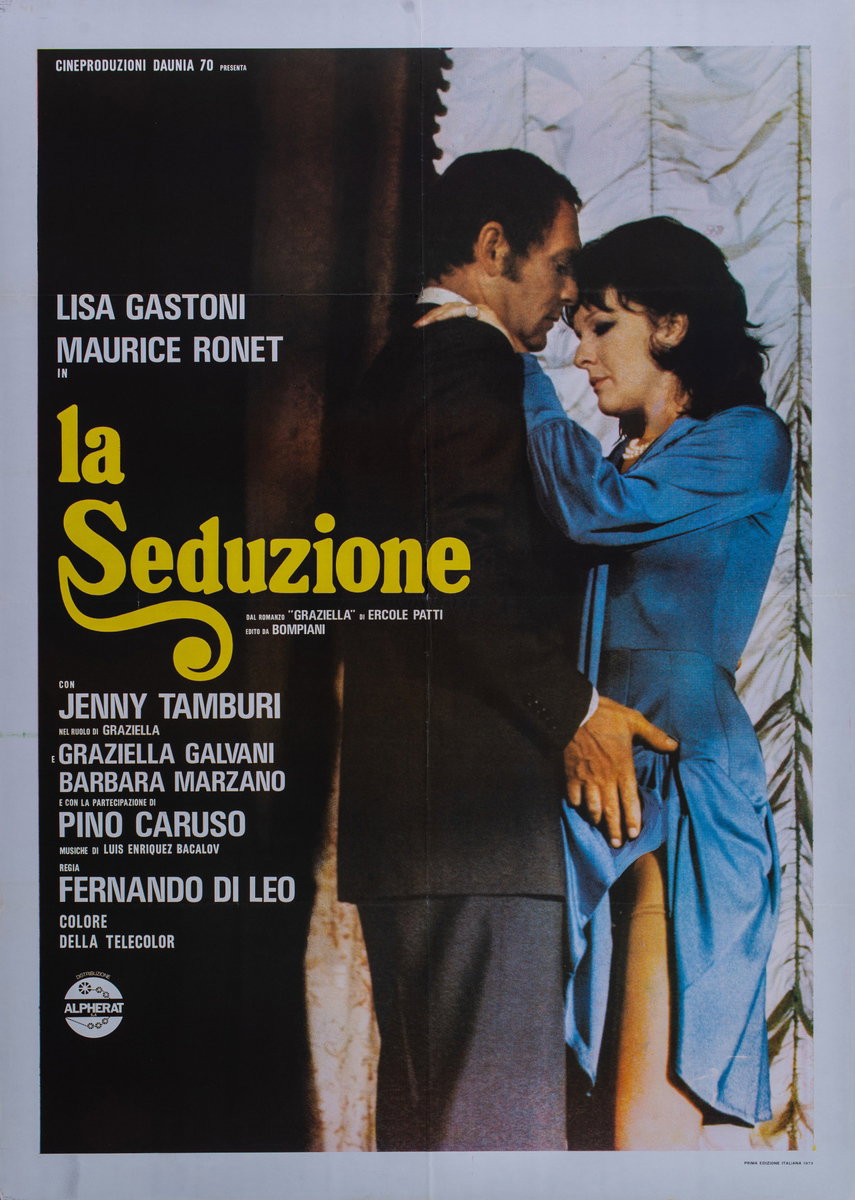 Manifesto 1 per il film La seduzione (1973)