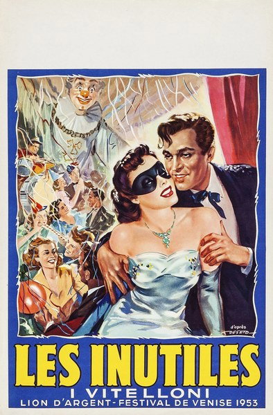 Poster 2 for the film I Vitelloni (1953), painted by Enrico De Seta