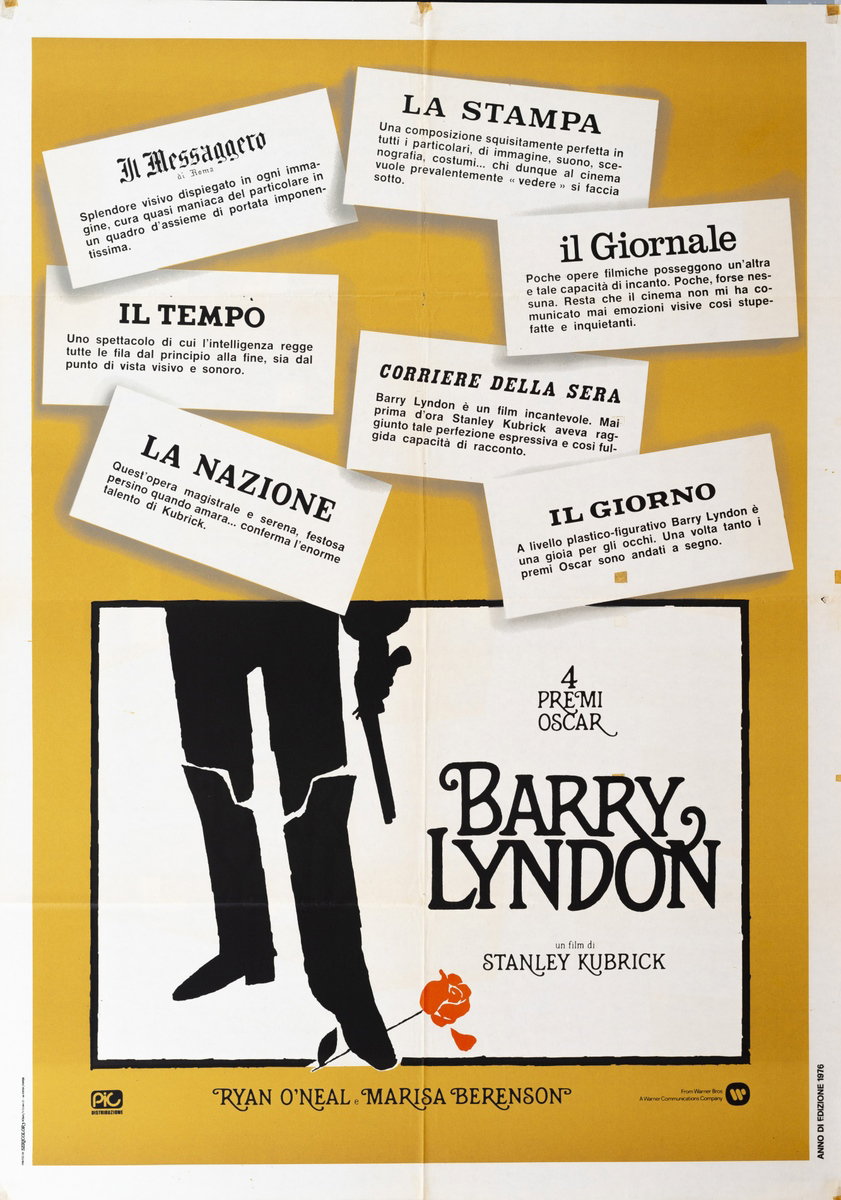 Manifesto 2 per il film Barry Lyndon (1975)