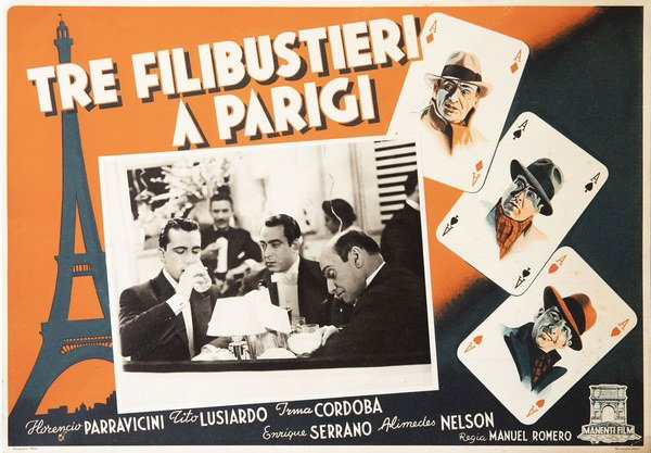 Tre filibustieri a Parigi - Fotobusta 1