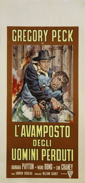 Locandina 4 for the film Only the Valiant (1951), painted by Renato Casaro (Renè)