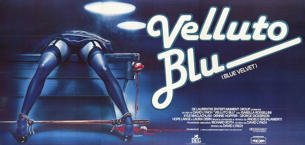Manifesto 2 per il film Velluto blu (1986), dipinto da Enzo Sciotti