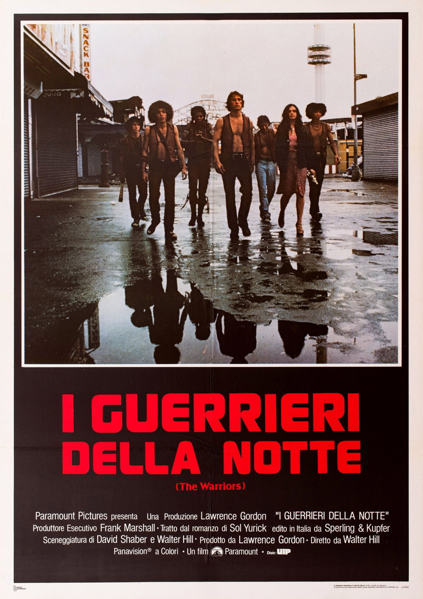 I guerrieri della notte - Manifesto 1