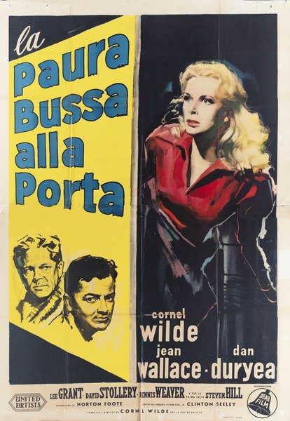 Manifesto 2 per il film La paura bussa alla porta (1955)