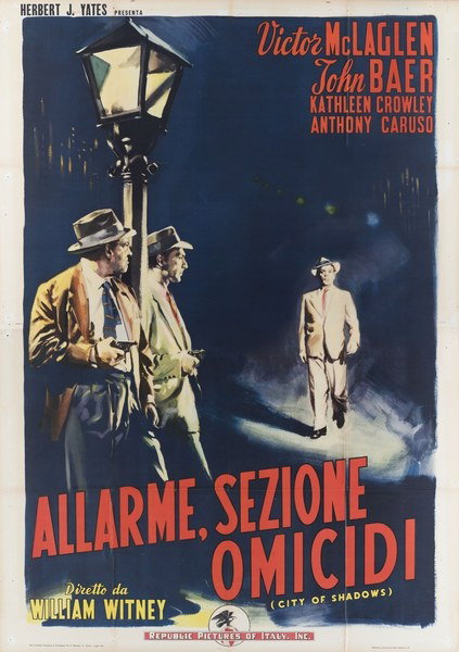 Poster 2 for the film City of Shadows (1955)